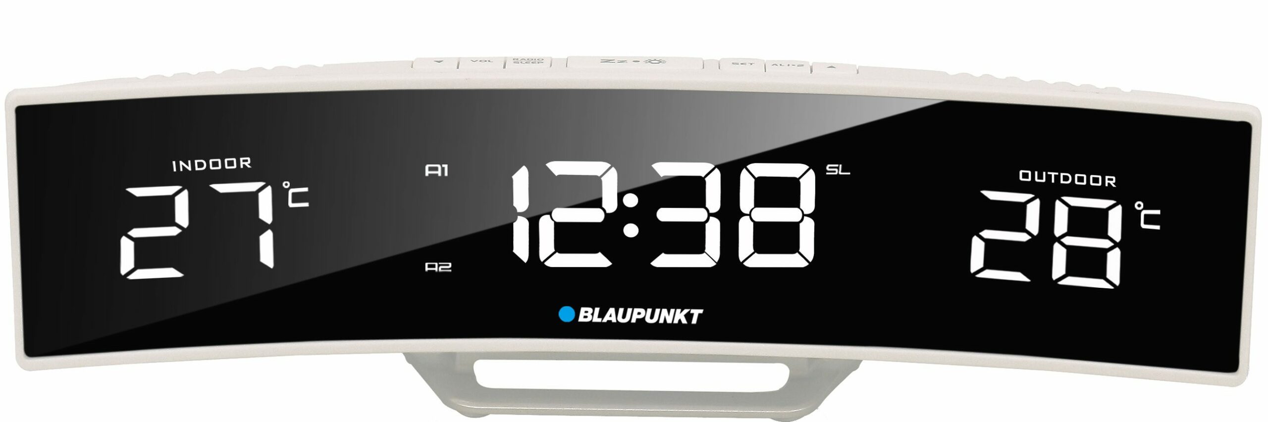 Radiobudzik FM PLL temperatura wew./zew.