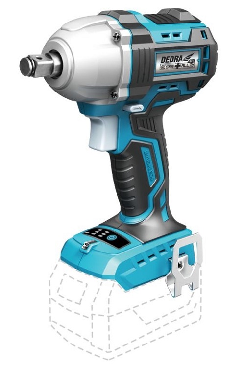 Klucz udarowy akumulatorowy 1/2'' 18V 450NM 0*AH SAS+