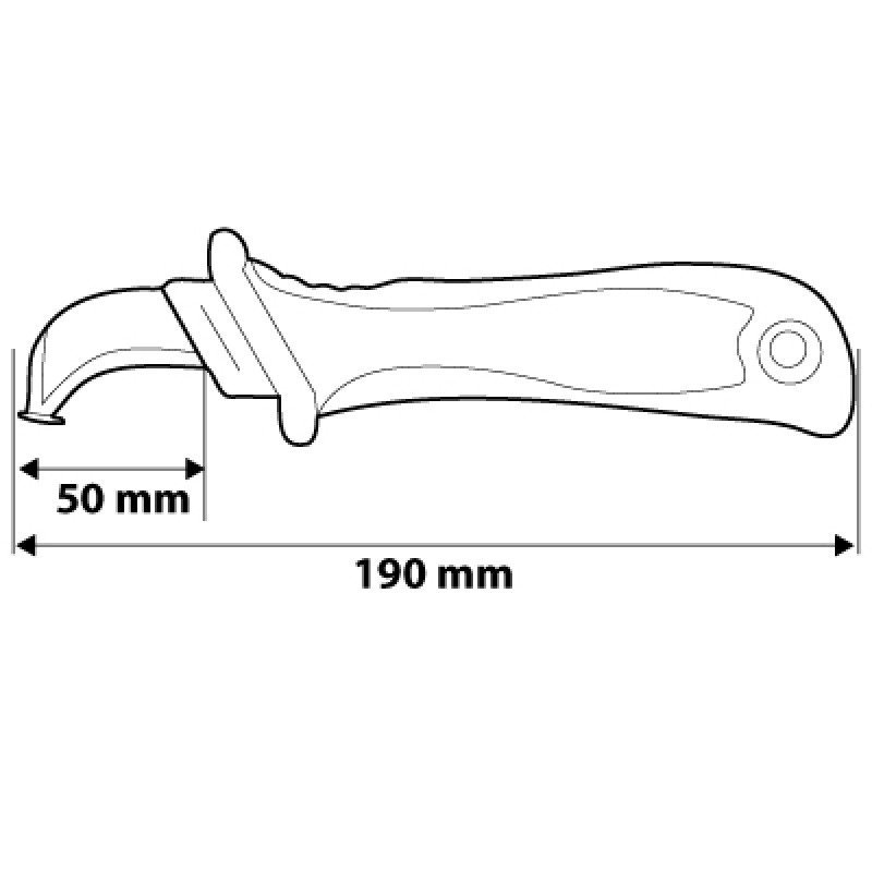 Nóż monterski 1000V 190mm