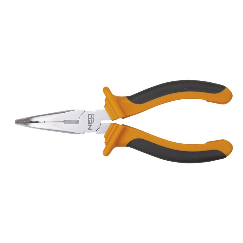 Szczypce wydłużone wygięte 160mm