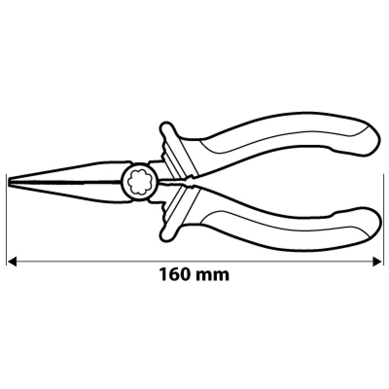 Szczypce płaskie 160mm