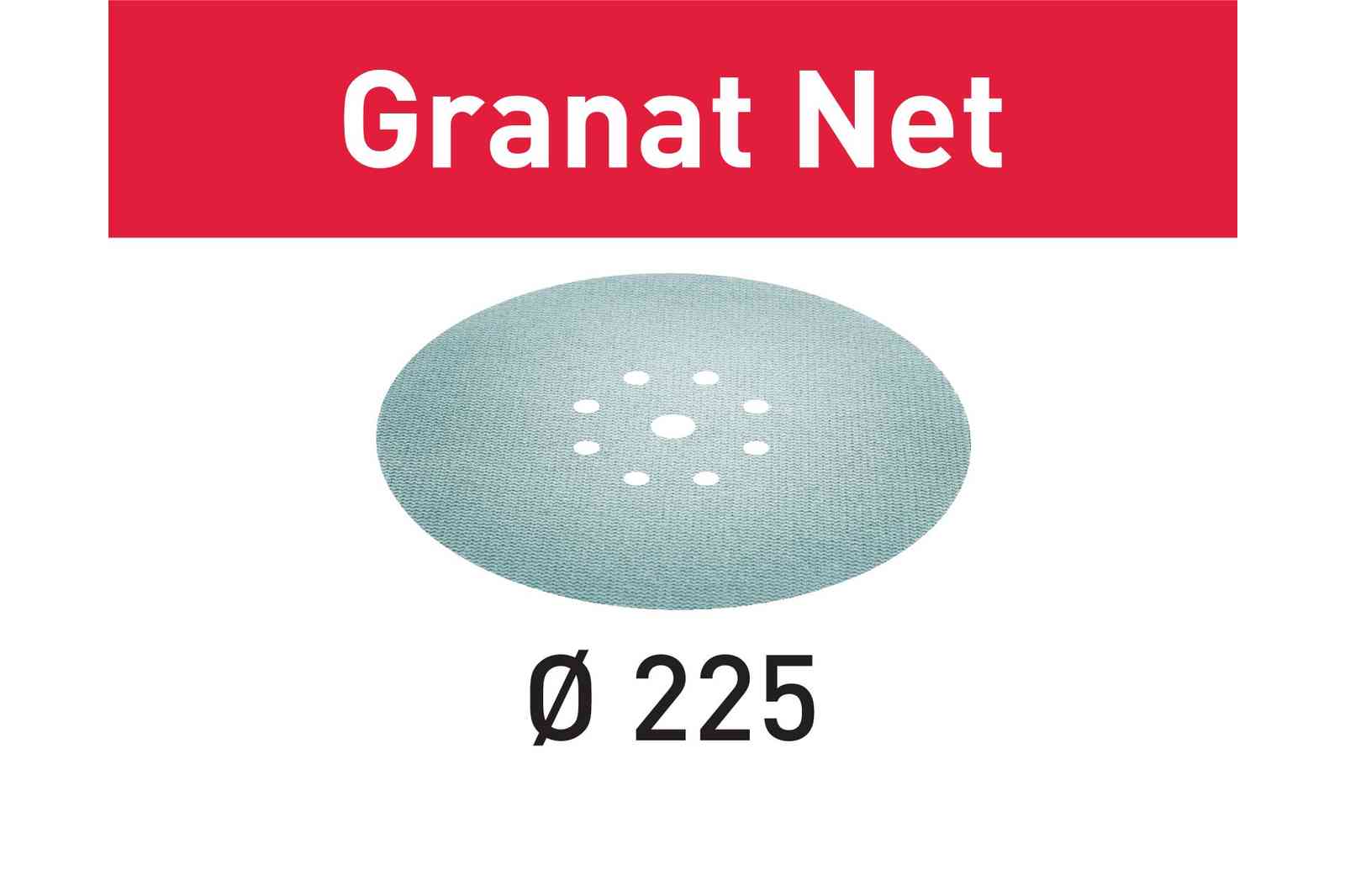 Siatka ścierna granat NET D225 P320/25