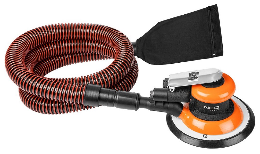 Szlifierka mimośrodowa pneumatyczna 150mm, odsysanie pyłu