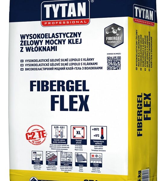 Klej żelowy z włóknami elastyczny FIB. GEL 25kg
