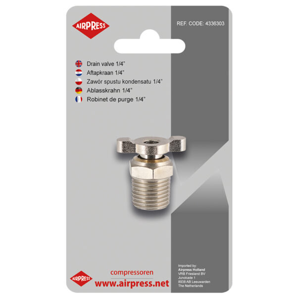 Zawór spustu kondensatu 1/4' blister (SPR. 24L)