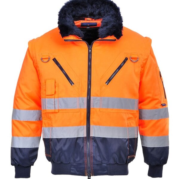Kurtka ostrzegawcza ocieplana 3W1 PJ50 XL