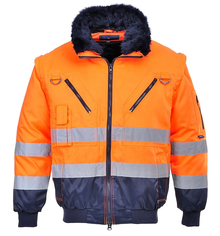 Kurtka ostrzegawcza ocieplana 3W1 PJ50 XXL