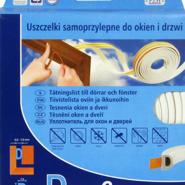 Uszczelka gumowa 6M E biała