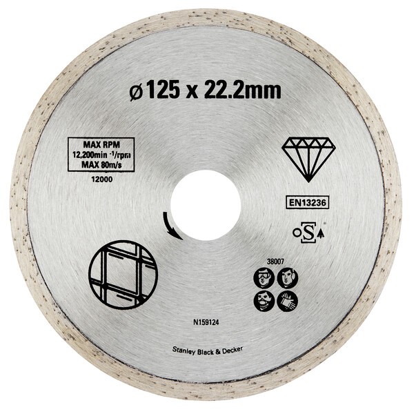 Tarcza diamentowa pełna 125mm