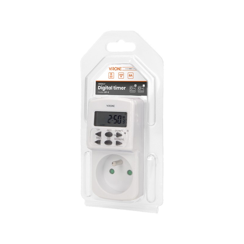 Programator czasowy elektroniczny 1800W 8A