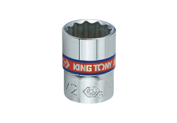 Nasadka krótka 12-KĄTNA chromowana 1/4''1/2'' 24mm