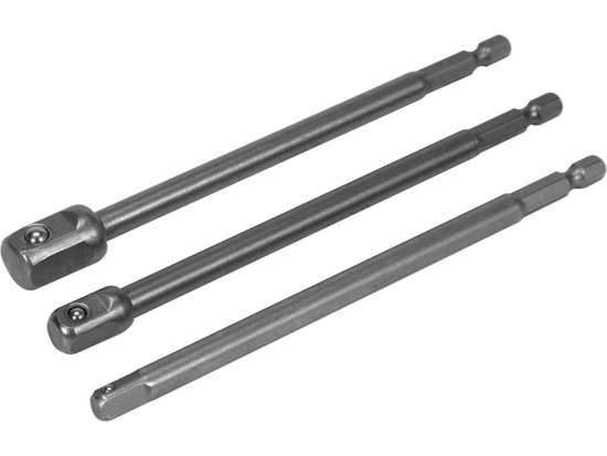 Adapter HEX do nasadek 1/4,3/8,1/2 , 3szt.