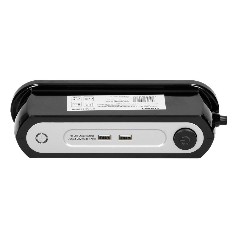 Przedłużacz biurkowy z wyłącznikiem 3X2P+Z, 2XUSB 1,4M
