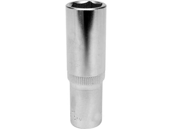 Nasadka długa 6-KĄTNA chromowana 3/8'' 9mm