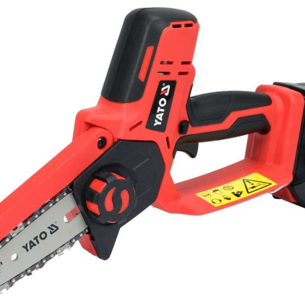 Piła łańcuchowa 4'',18V + akum. 2AH + ładowarka
