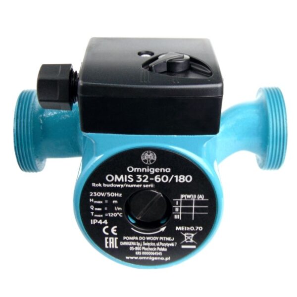 Pompa obiegowa C.O. omis 32-60/180