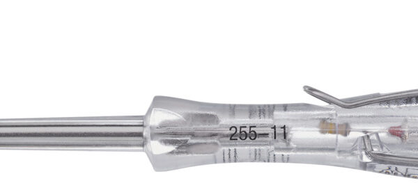 Próbnik napięcia softfinish jednobiegunowy, 110-250 V