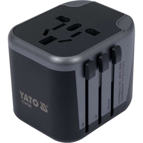 Adapter podróżny uniw. 2XUSB 12W