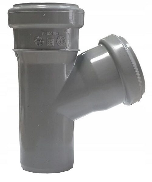 Trójnik HT popiel PCV 110*50/88ST WAVI-000459