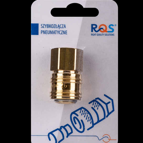 Szybkozłącze TYP 26 1/4'' gwint wewnętrzny RQS
