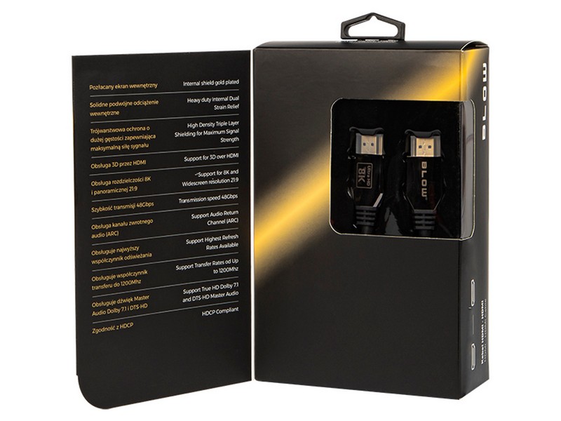 Kabel hdmi 3.0M 8K 2.1V premium