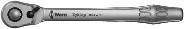Zestaw kluczy nasadowych 3/8''ZYKLOP metal,+grzechotka 29CZ.