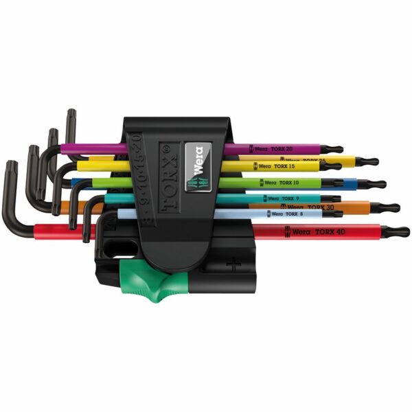 Zestaw kluczy trzpieniowych torx multicolour TX8-TX40