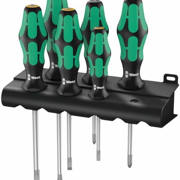 Zestaw wkrętaków kraftform lasertip + wieszak, 6CZ