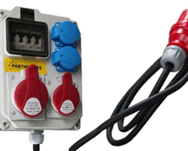 Rozdzielnica elektryczna 1X32A 5P, 1X16A 5P, 2X230V ESP32AW