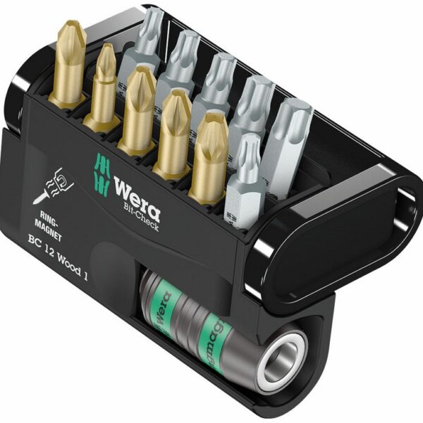 Zestaw bitów bit-check 12 wood 1, 12CZ.
