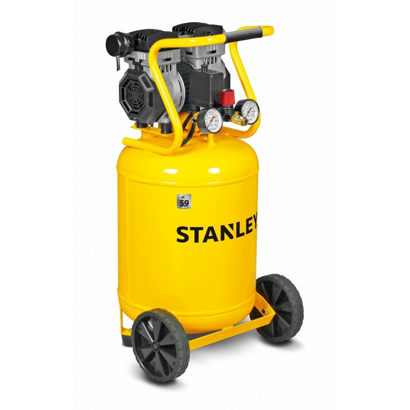 Kompresor bezolejowy pionowy wyciszony 50L 230V 8 BAR