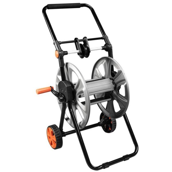 Wózek na WĄŻ ogrodowy,metalowy,do 60 M węża 1/2''