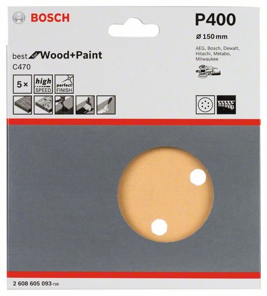 Krążek ścierny RW D150 G400 5PC.