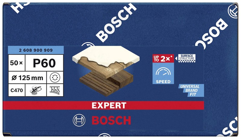 Krążek ścierny expert EXC470 125mm P60 8OTW.