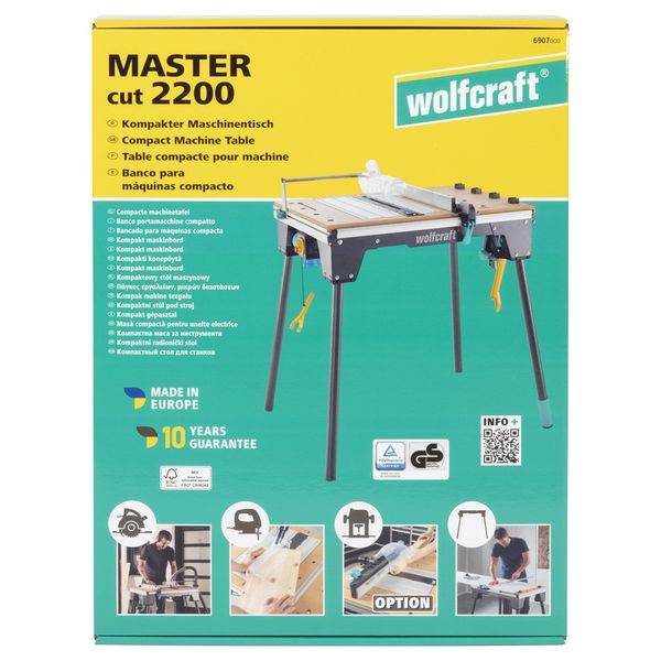 Stół maszynowo-roboczy Wolfcraft master CUT 2200