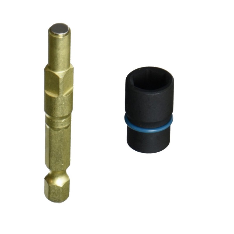 Nasadka 10mm z wymiennym uchwytem 1/4' HEX