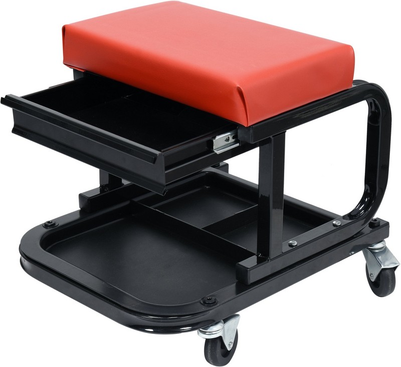 Taboret warsztatowy z szufladą