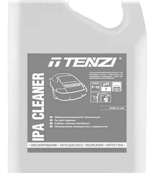 Środek do odtłuszczania lakieru i szyb IPA cleaner 5L.
