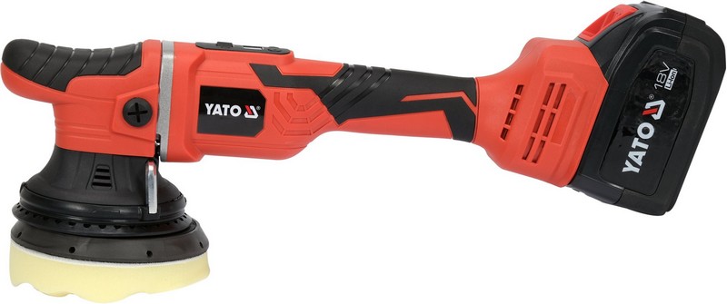 Polerka orbitalna 125mm 18V, 4.0AH + ładowarka