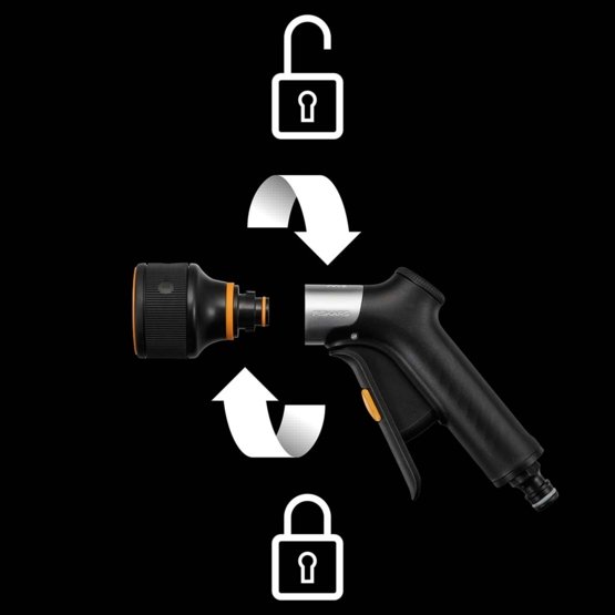 Pistolet zraszający 3-FUNKCYJNY front control