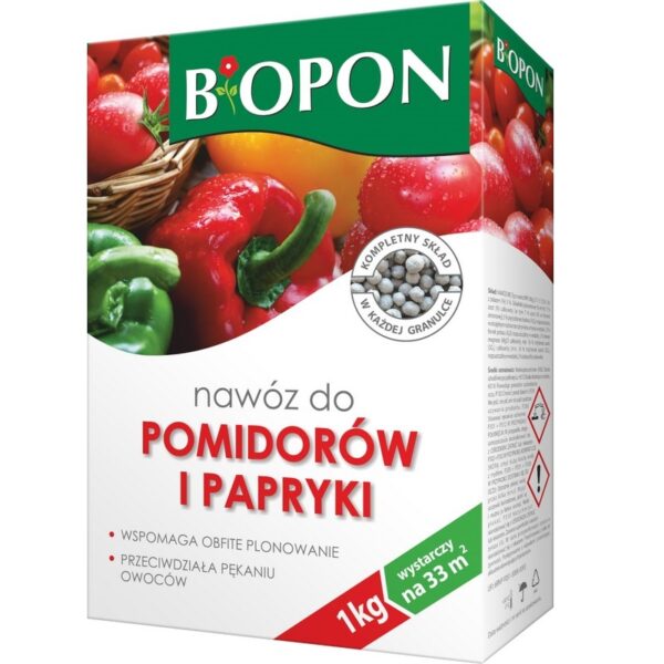 Nawóz - do pomidorów i papryki granulat 1 kg