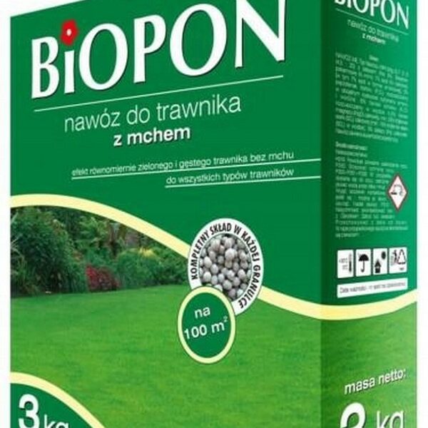 Nawóz - do . trawnika z mchem 3 kg