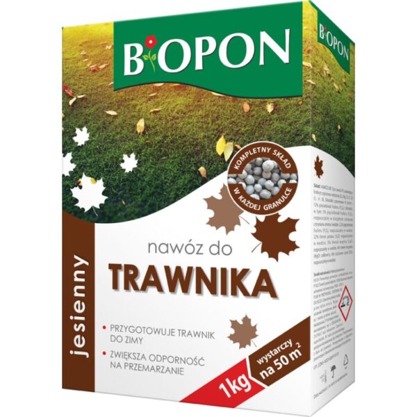 Nawóz - jesienny do trawnika granulat karton 1 kg