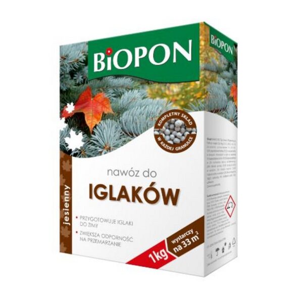 Nawóz - jesienny do iglaków granulat karton 1 kg
