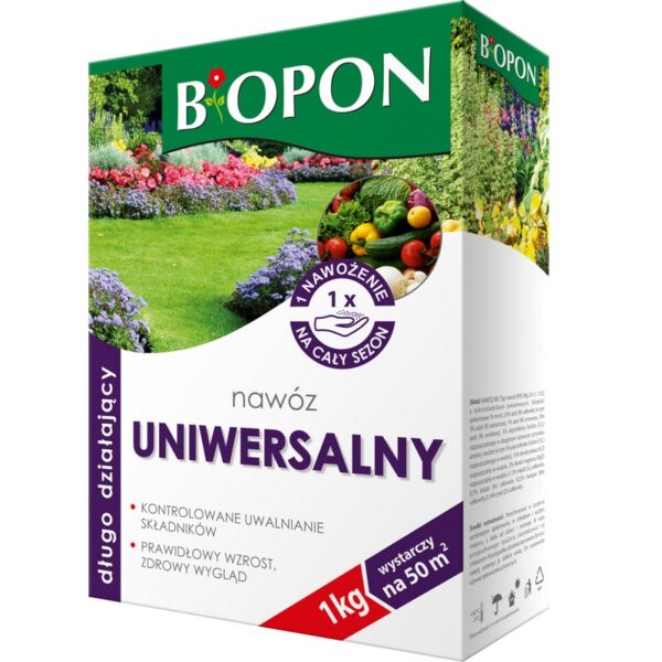 Nawóz - długo działający uniwersalny granulat karton 1kg