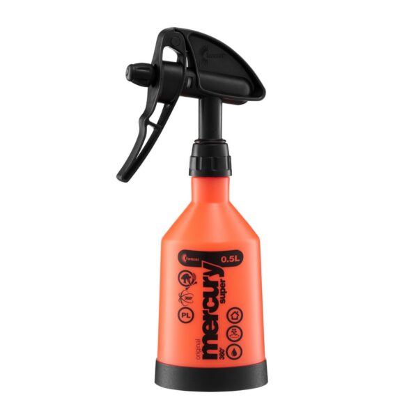 Opryskiwacz mercury SUPER360, pojemność 0,5L