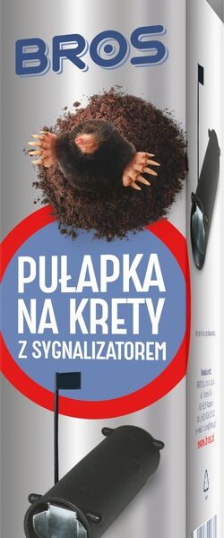 Pułapka na krety z sygnalizatorem