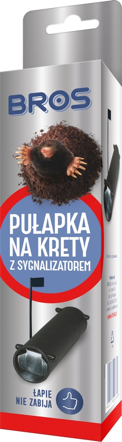 Pułapka na krety z sygnalizatorem