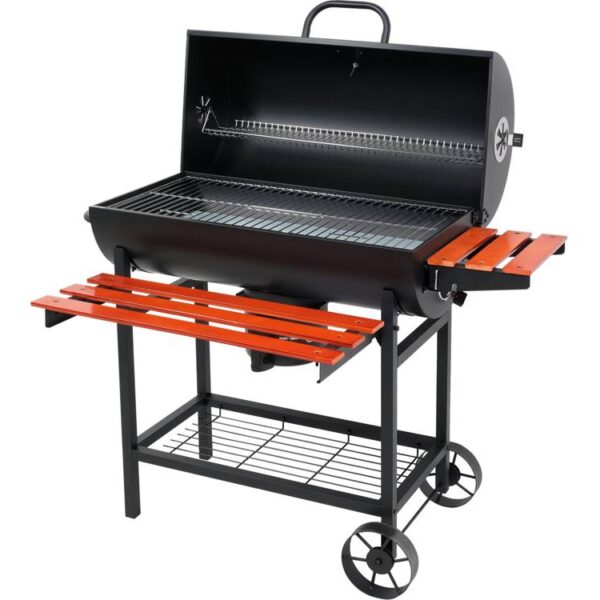 Grill węglowy z pokrywą, ruszt 71*34,5cm
