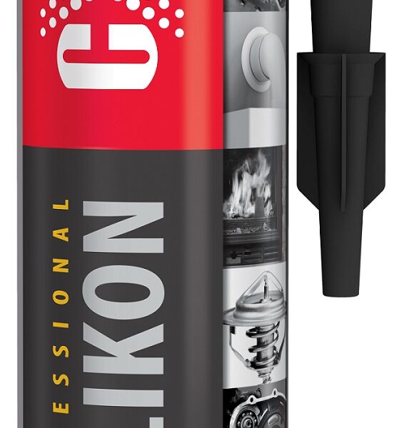 Slikon professional czerwony  wysokotemperaturowy 310ml